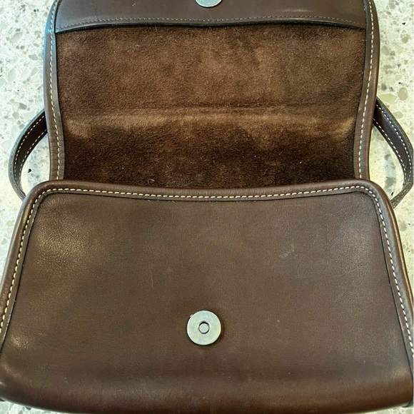 Vintage Coach Brown Leather Shoulder Bag - Picture 8 of 14
